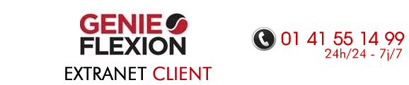 Bienvene sur l'Extranet de Génie Flexion
